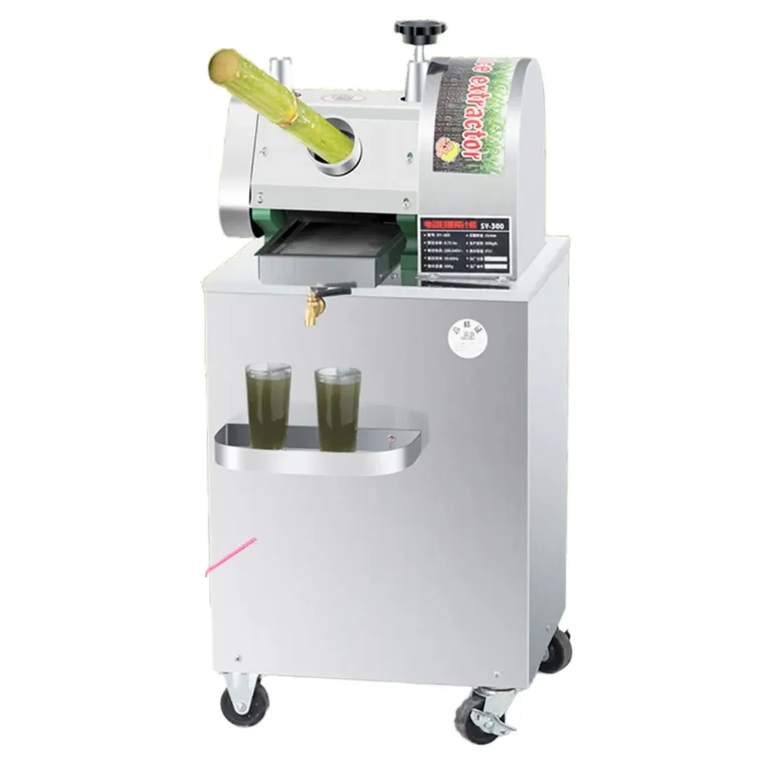 Extracteur de Jus de Canne à Sucre Personnalisable 220V avec Moteur