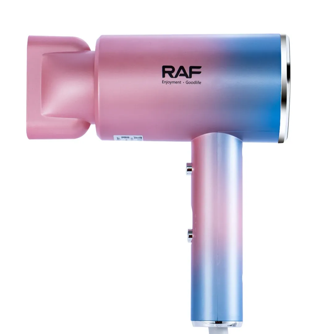RAF Sèche-cheveux léger à séchage rapide à faible bruit haute efficacité 2 vitesses 3 réglages de chaleur