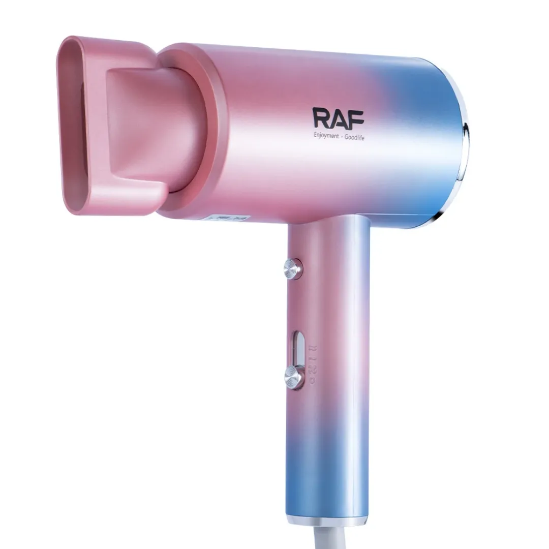RAF Sèche-cheveux léger à séchage rapide à faible bruit haute efficacité 2 vitesses 3 réglages de chaleur