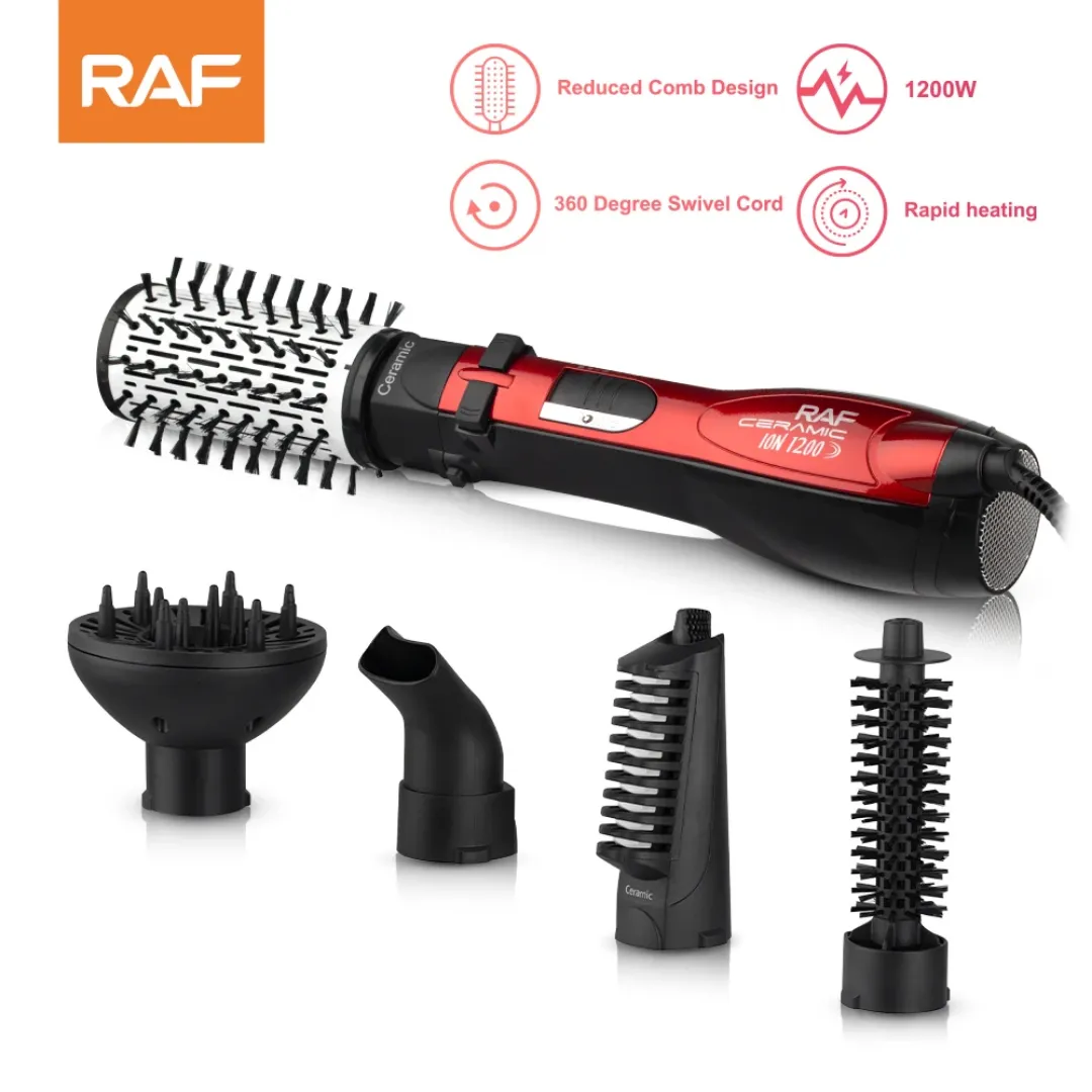 Peigne à Cheveux Multifonctionnel 5 En 1 Brosse Rotative Électrique