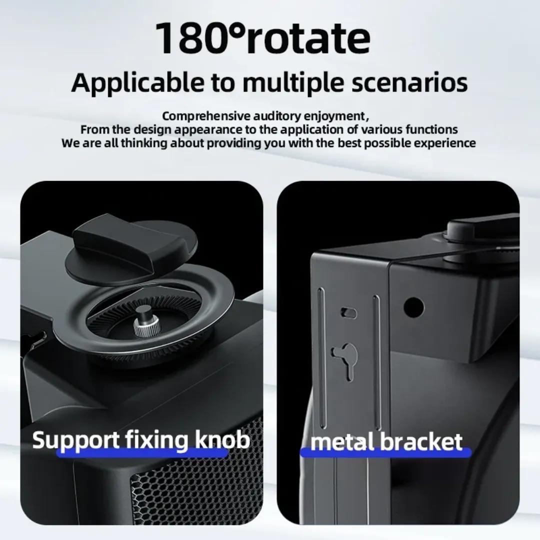 Amplificateur de puissance audio mural à deux zones pour ensemble de haut-parleurs Bluetooth à usage commercial