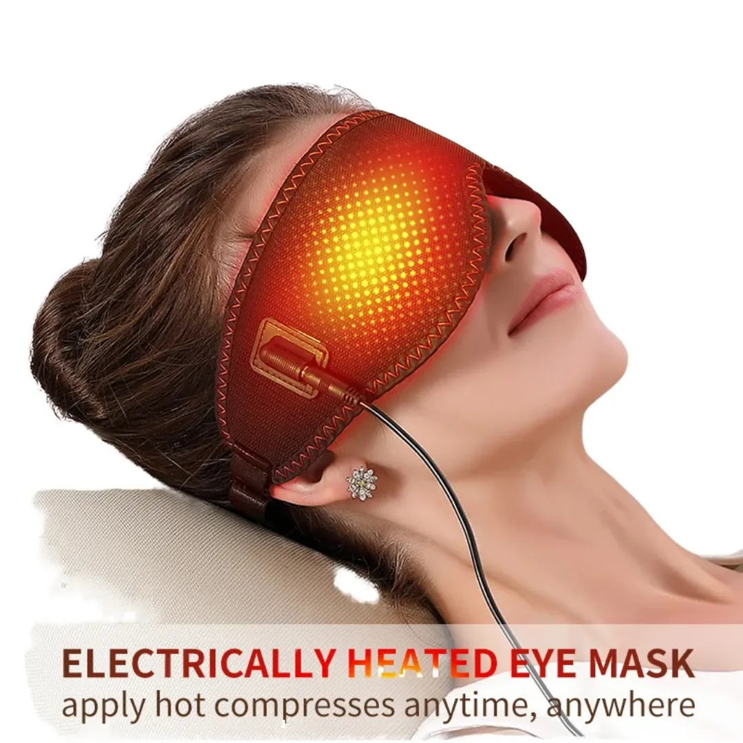 Masseur Oculaire Chauffant Avec 3 Niveaux De Chaleur Pour Yeux Secs