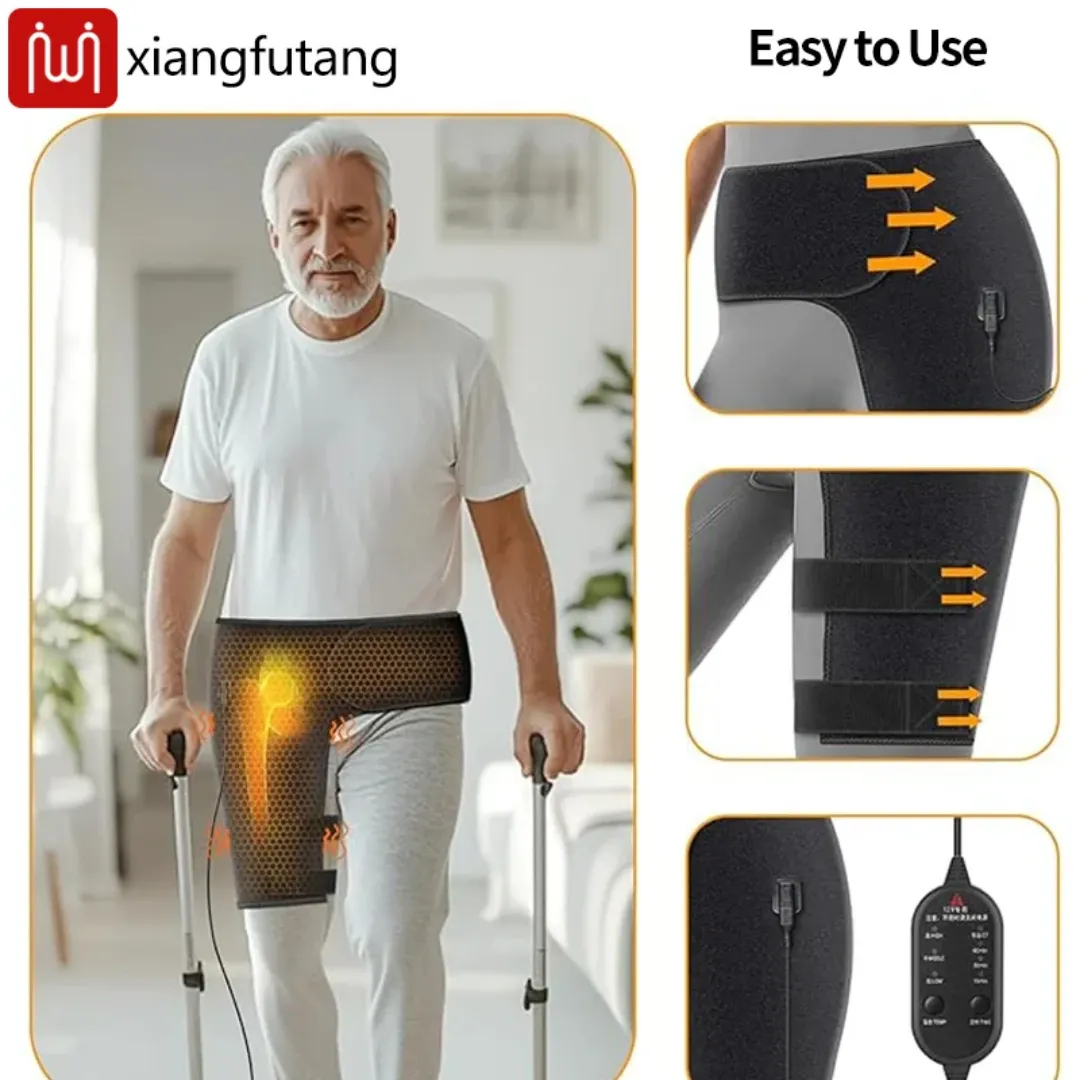 Enveloppe de soutien réglable en matériau composite chauffant électrique et respirant pour hommes femmes