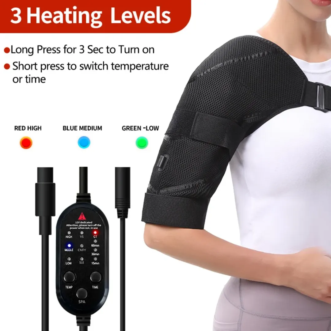 Masseur pour le Cou Chauffant avec Vibration à 3 Niveaux - Modèle XFT-49