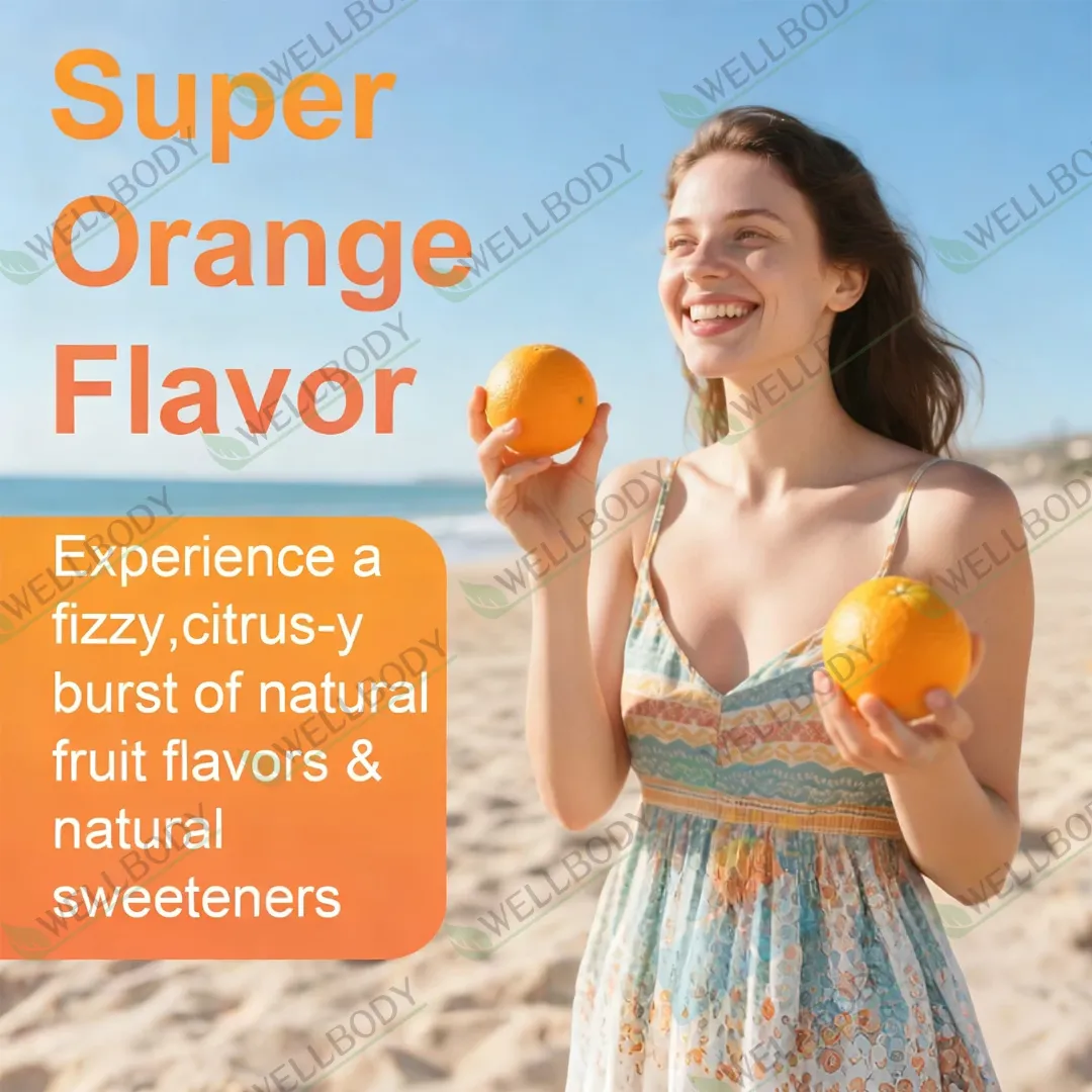 Poudre de vitamine C liposomale WELLBODY, marque privée, qualité cosmétique, soin de la peau, blanchiment