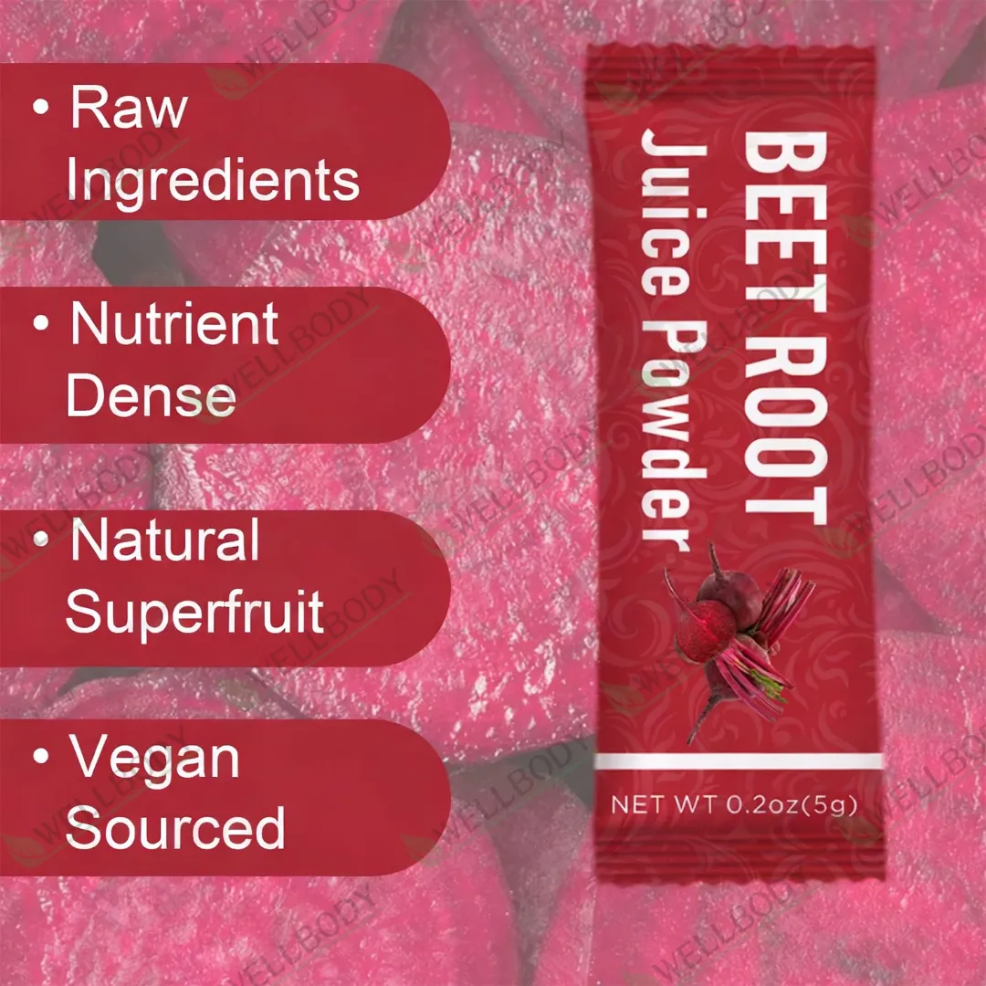 Poudre de Racine de Betterave Rouge - Supplément Nutritionnel Sportif WELLBODY