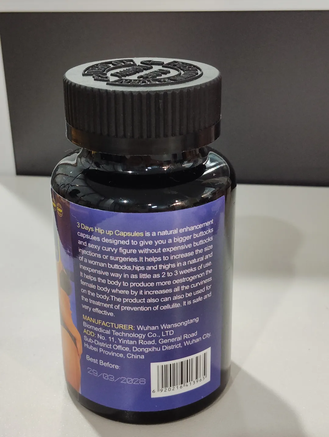 Capsules d'augmentation des hanches et pilules d'augmentation mammaire - Plan de 3 jours