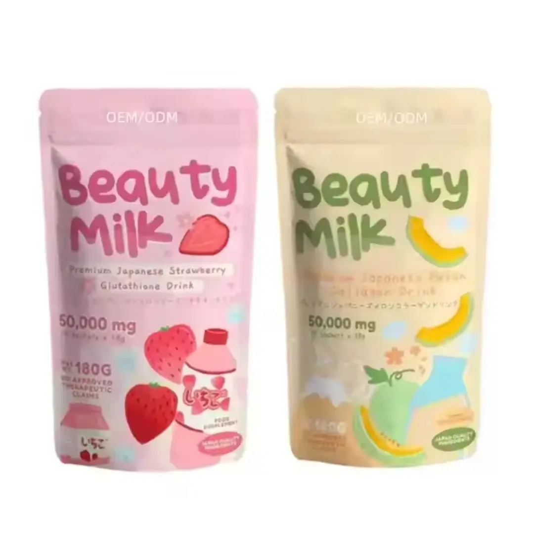 Poudre de milkshake de beauté de vente chaude d'Amazon transfrontalière 180g avec l'OEM de saveurs multiples