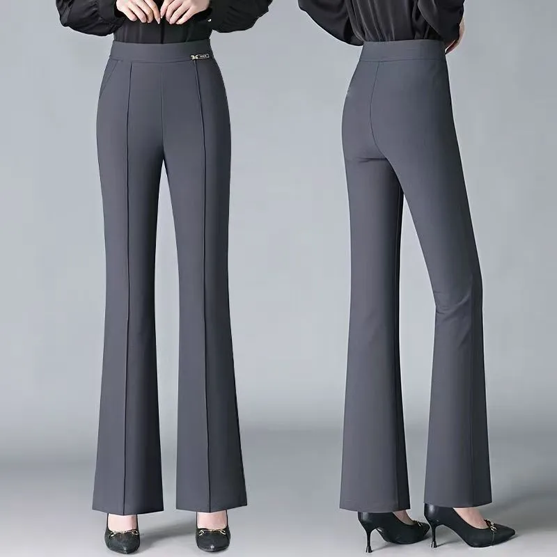 Nouveau Costume D'automne Et D'hiver Avec Taille Haute Et Pantalon Amincissant Pour Une Tenue Décontractée