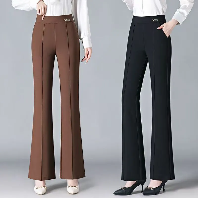 Nouveau Costume D'automne Et D'hiver Avec Taille Haute Et Pantalon Amincissant Pour Une Tenue Décontractée