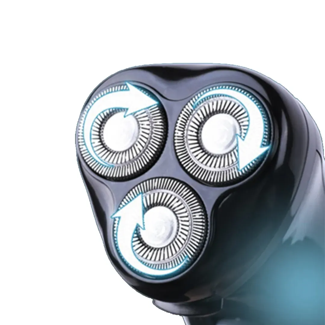 Rasoir Rotatif à Triple Lame Rechargeable Portable Haute Puissance Pour Hommes