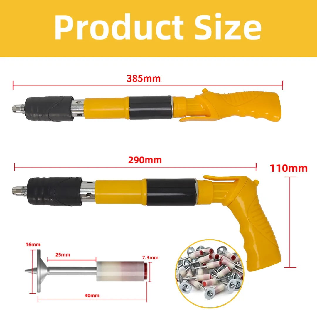 Mini Pistolet à Clous de Qualité Industrielle et Bricolage avec Silencieux