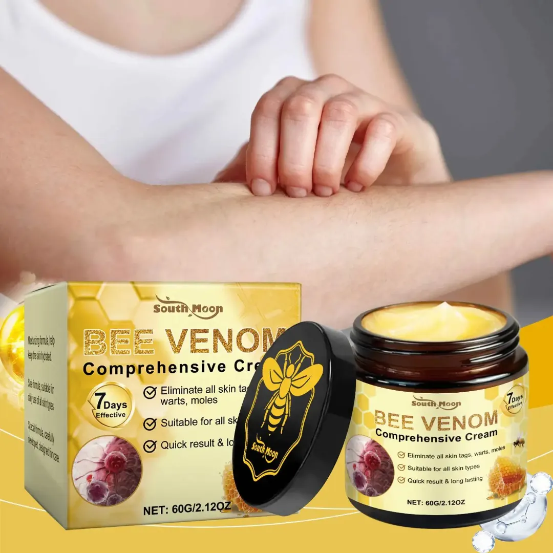 Bee venom, Crème Visage & Corps au Venin d’Abeille – Soin Réparateur, Anti-Imperfections et Hydratant Naturel