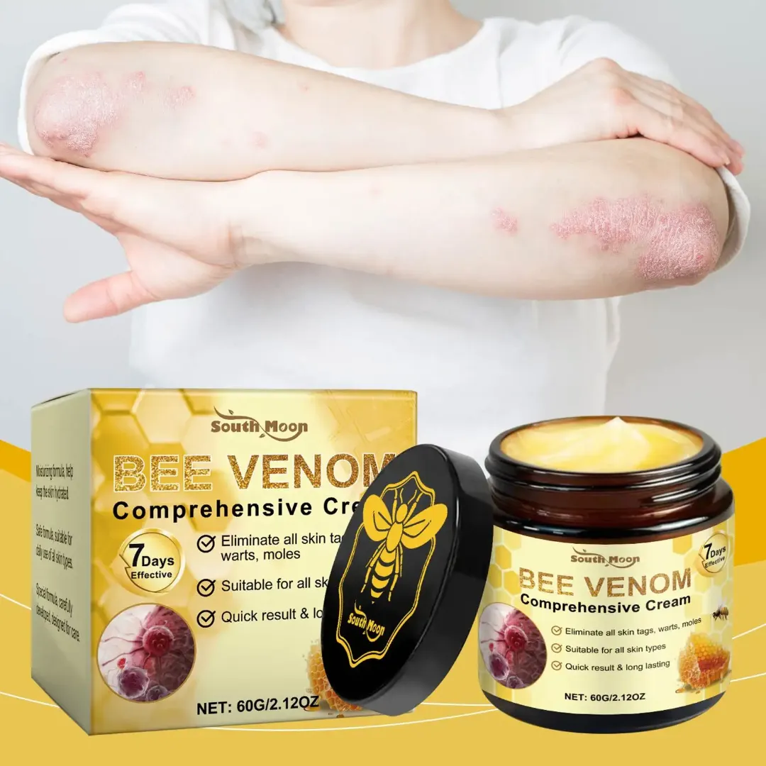 Bee venom, Crème Visage & Corps au Venin d’Abeille – Soin Réparateur, Anti-Imperfections et Hydratant Naturel