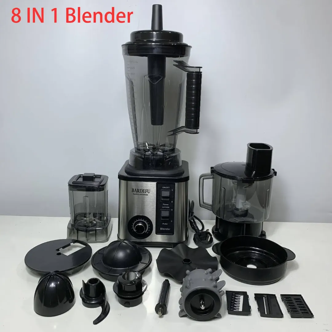 Robot Culinaire 8 En 1 Multifonctionnel - Mélangeur Électrique 3L En Acier Inoxydable