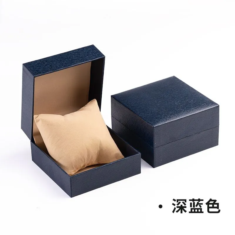 Boîte d'emballage de montre de luxe en cuir PU