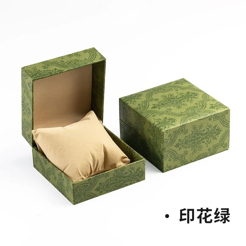 Boîte d'emballage de montre de luxe en cuir PU