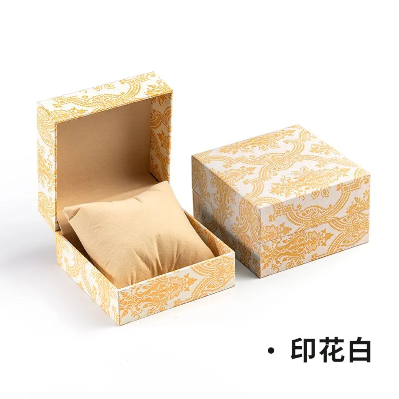 Boîte d'emballage de montre de luxe en cuir PU