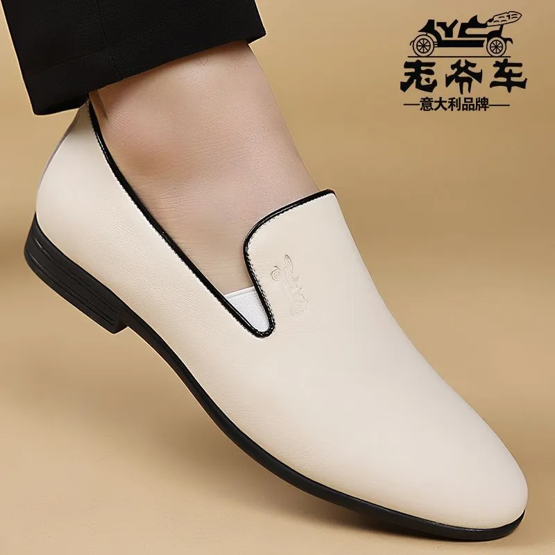 Mocassins Hommes en Cuir – Style Coréen, Respirants & Élégants