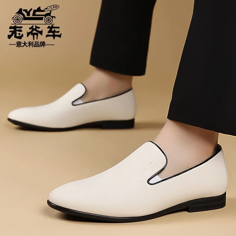 Mocassins Hommes en Cuir – Style Coréen, Respirants & Élégants