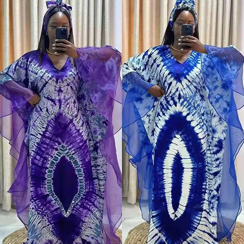 Robe africaine kaftan imprimée – Style élégant, tissu doux et coupe ample