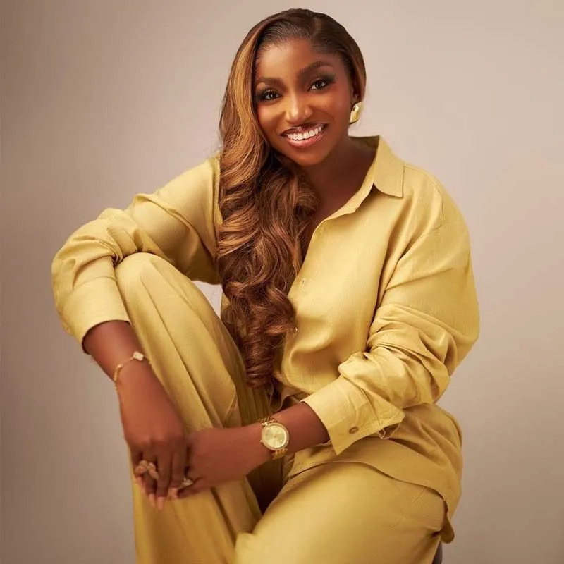 Ensemble femme chic 2 pièces beige – Chemise manches longues & pantalon large élégant