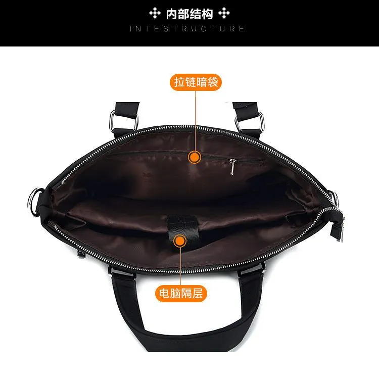 Sac homme imperméable grande capacité – Sac de travail business & casual, porté main et bandoulière