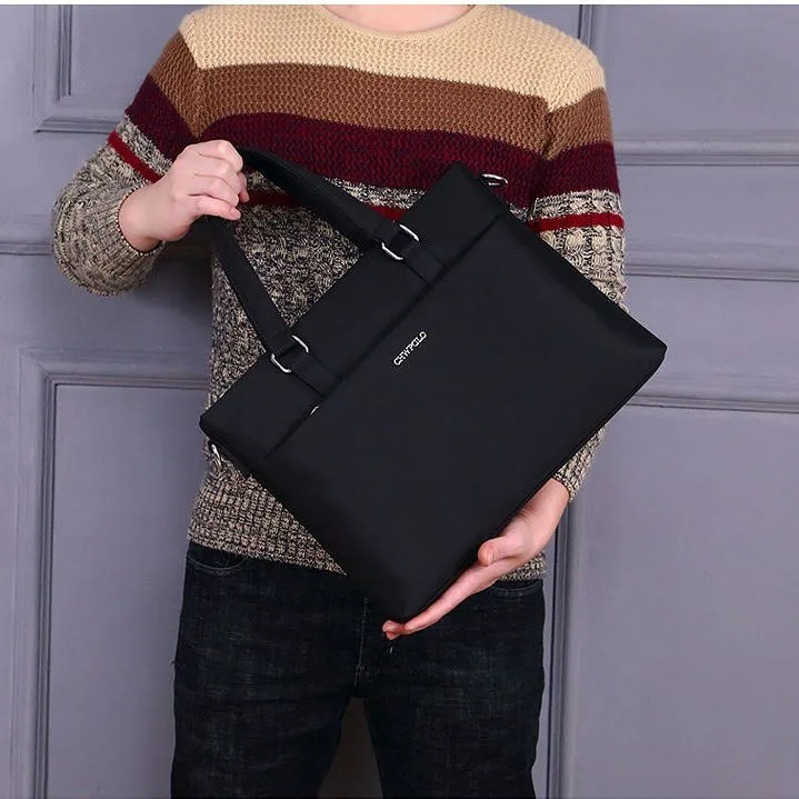 Sac homme imperméable grande capacité – Sac de travail business & casual, porté main et bandoulière