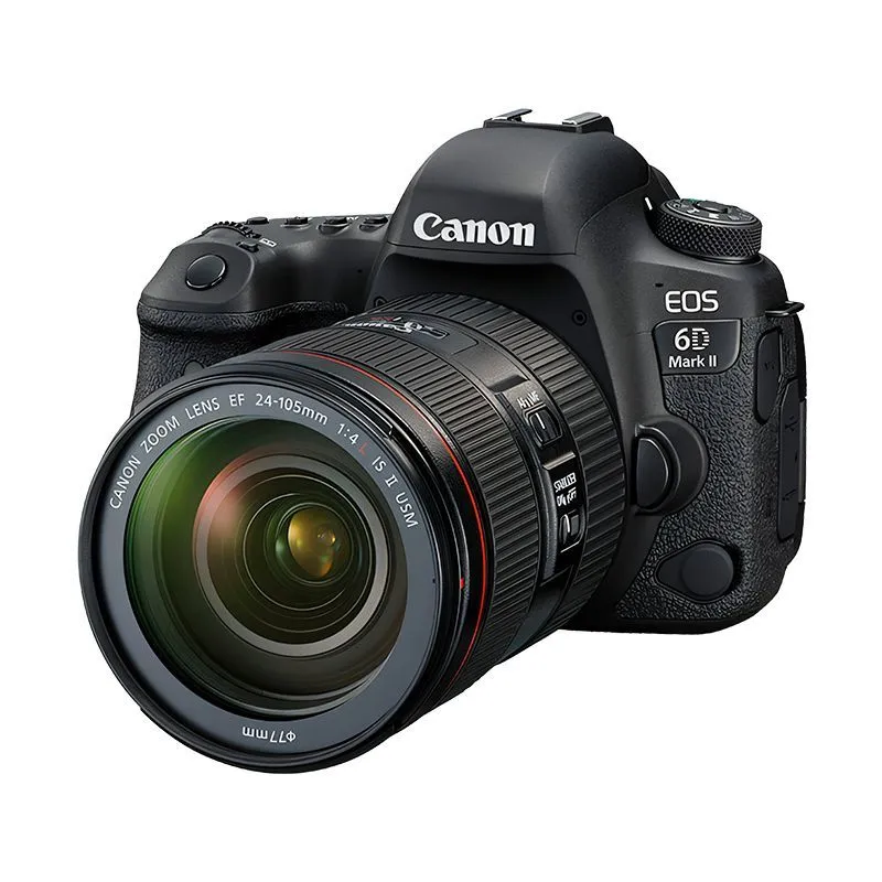 Canon EOS 6D Mark II + Objectif 24-105mm f/4 L IS II USM – Appareil photo reflex plein format (Version internationale)