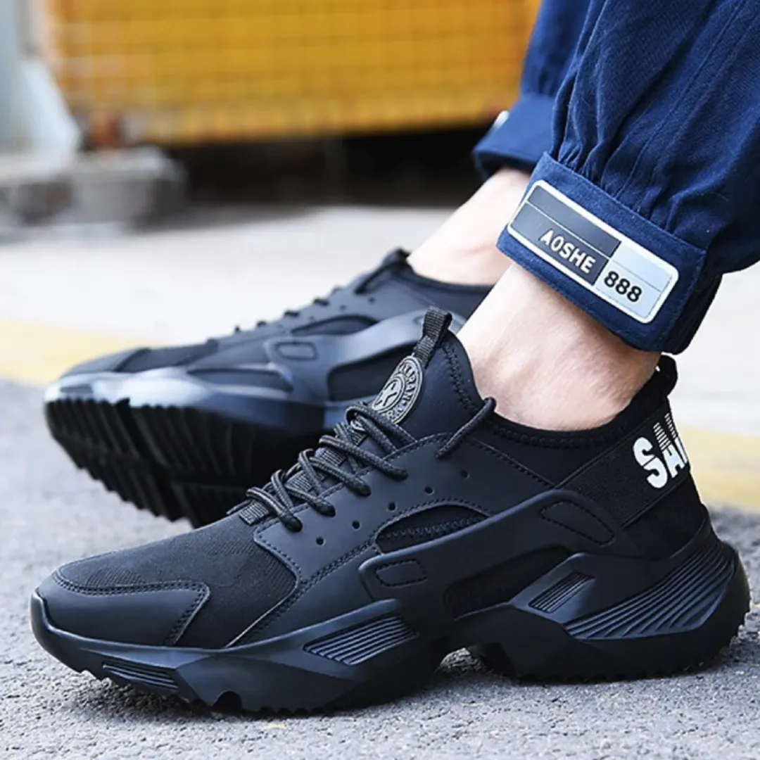 Chaussures de sécurité homme antidérapantes – Bout en acier, semelle Kevlar, usage cuisine et industrie