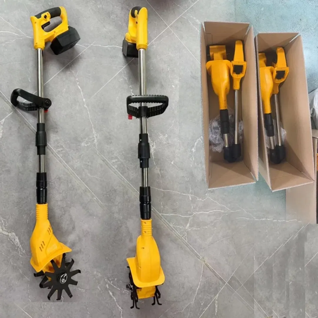 Motobineuse électrique portative à batterie – Mini cultivateur de sol sans fil – Usage domestique et agricole
