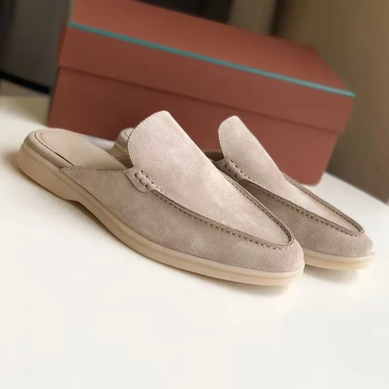 Mules mocassins homme – Cuir synthétique – Style simple – Chaussures plates printemps/automne