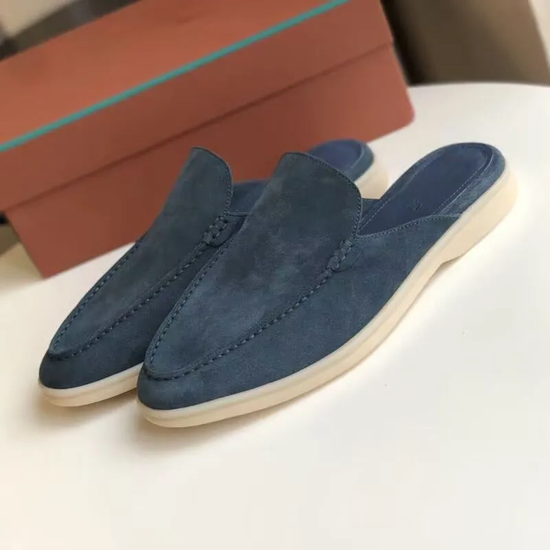 Mules mocassins homme – Cuir synthétique – Style simple – Chaussures plates printemps/automne