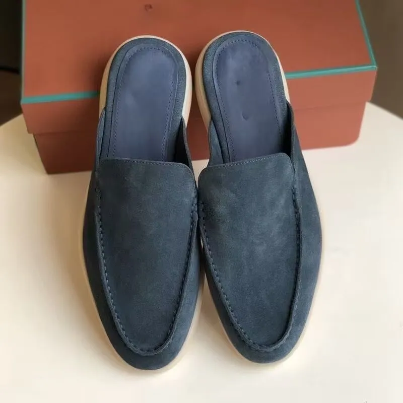 Mules mocassins homme – Cuir synthétique – Style simple – Chaussures plates printemps/automne