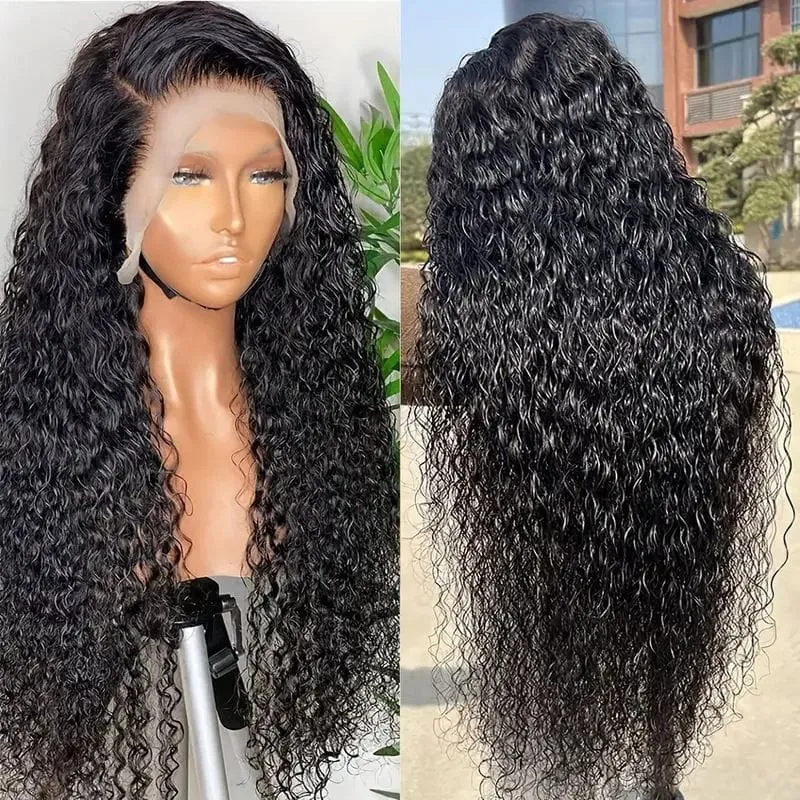 Taille 24. Perruque longue bouclée effet naturel – Lace wig style africain