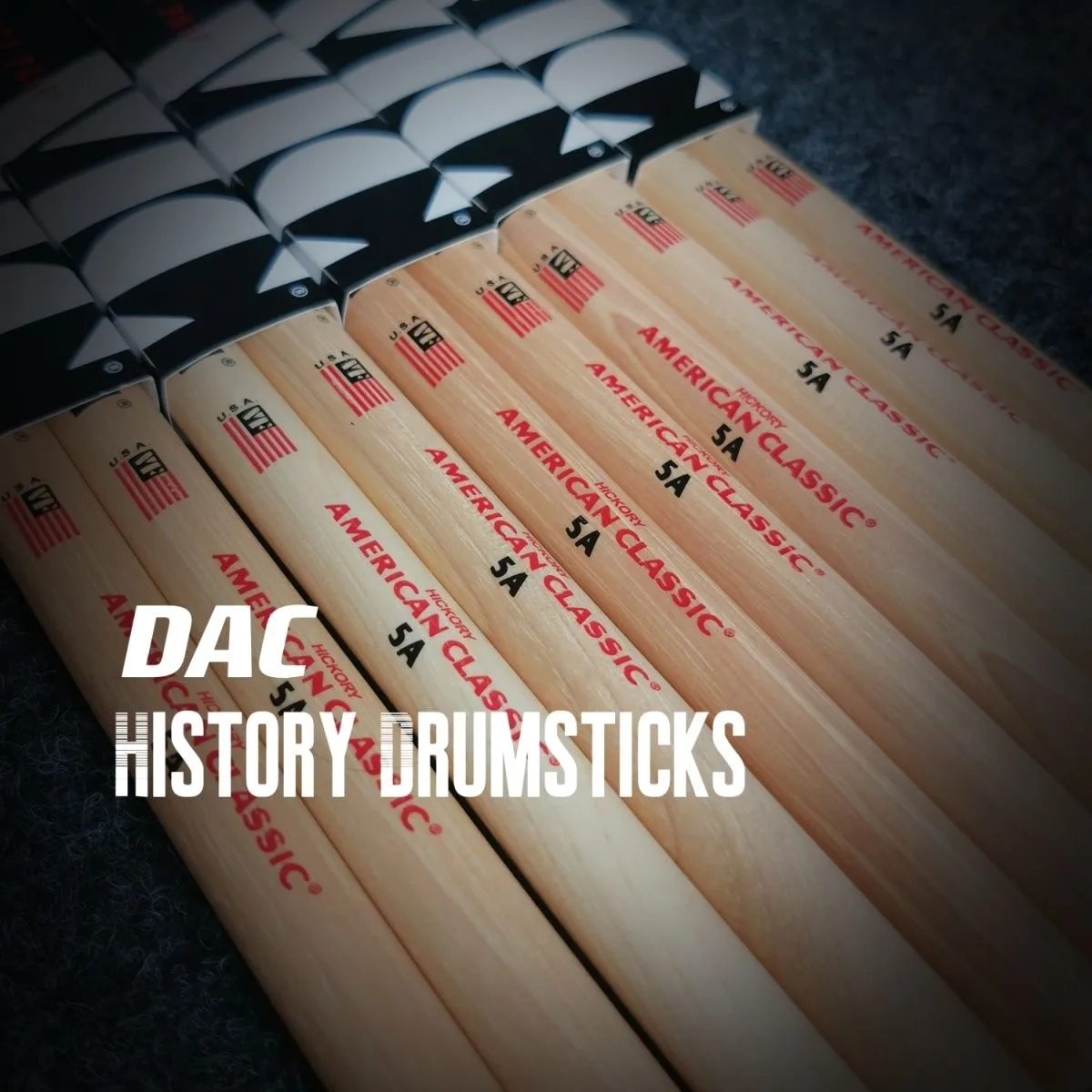 Baguettes de batterie en bois Vic Firth 5A/7A/5B