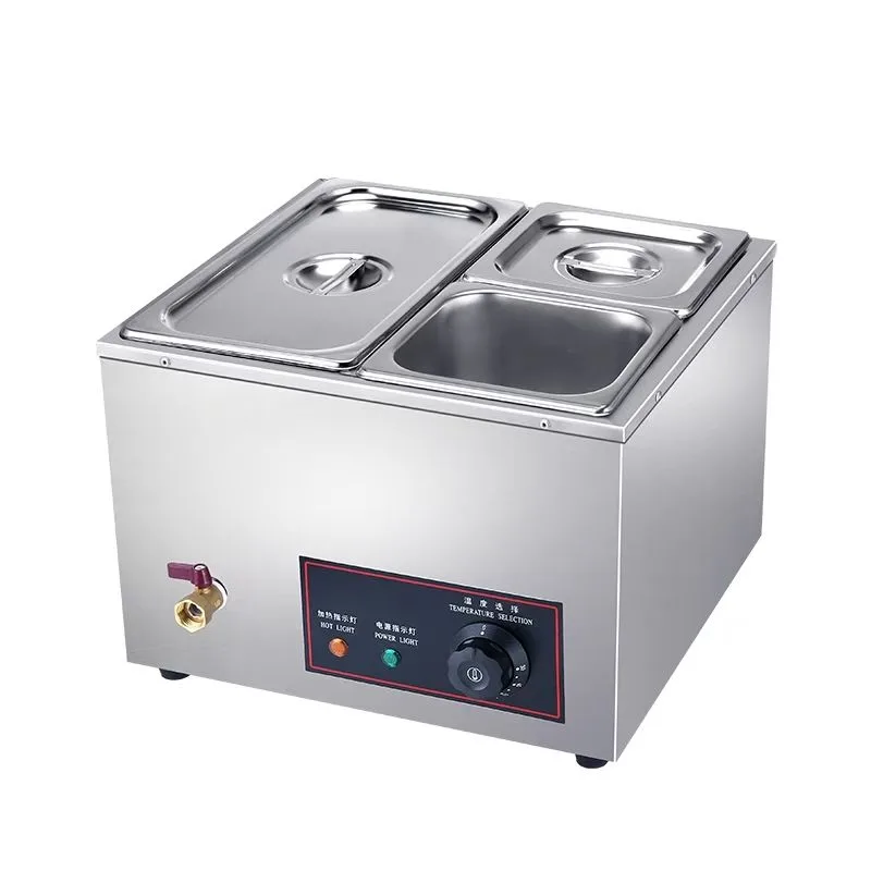 Bain-marie professionnel électrique 6 bacs - 1500W