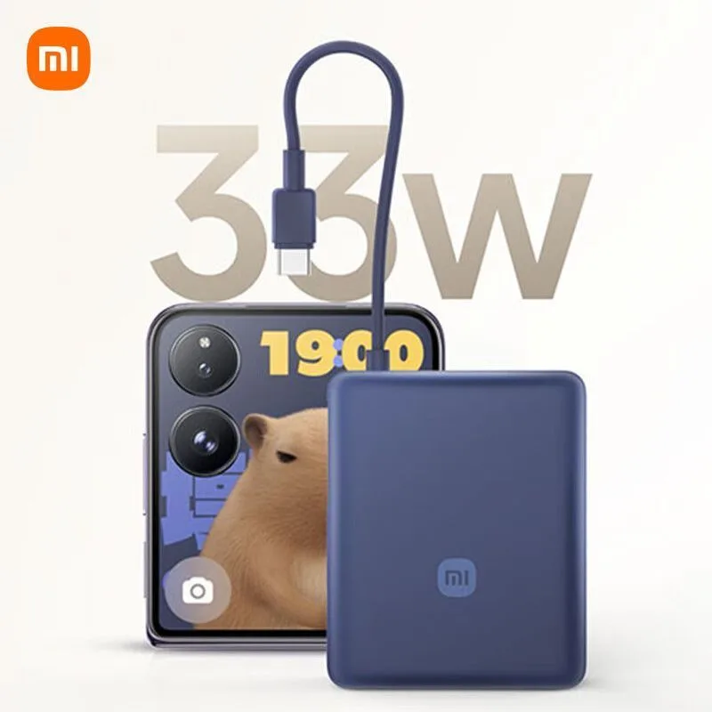 Batterie externe Xiaomi Mi avec câble intégré 10000mAh 33W