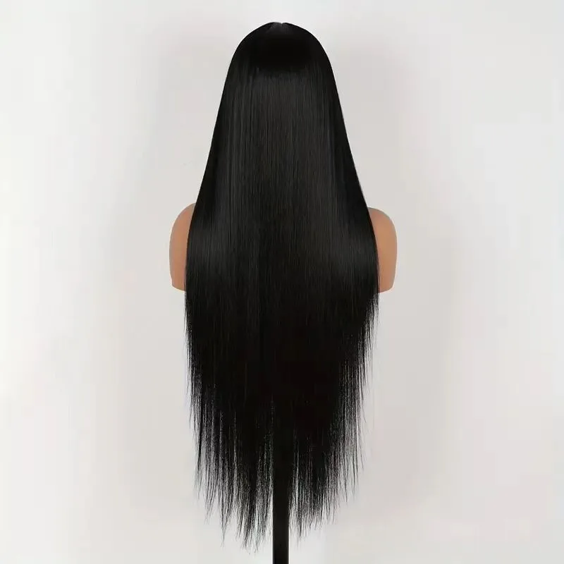 Perruque à bandeau cheveux humains 100% naturels longs raides closure
